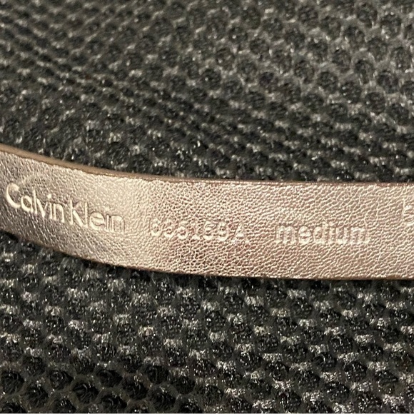 Vintage Calvin Klein Leather Belt - Size M - - Picture 9 of 10